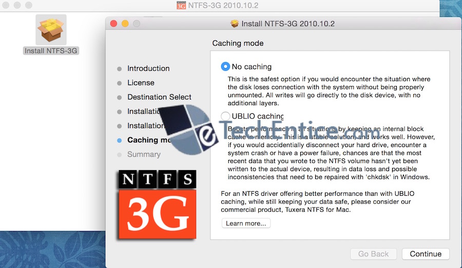 ntfs driver required for use with mac